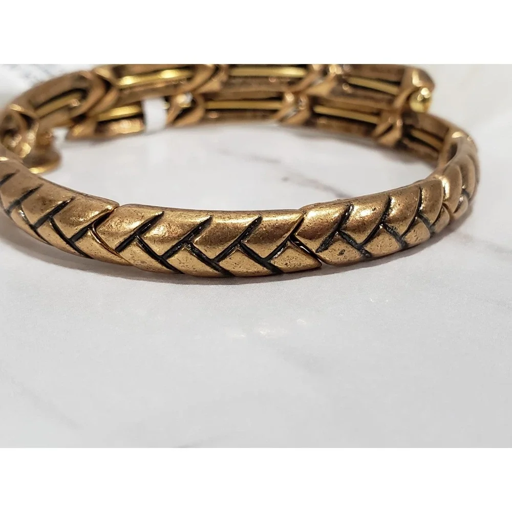 NEW Alex and Ani Bracelet NATURES WEAVE WRAP GOLD braided bracelet